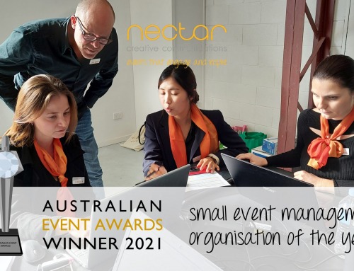 Nectar Creative Communications wins Small Event Management Organisation of the Year 2021