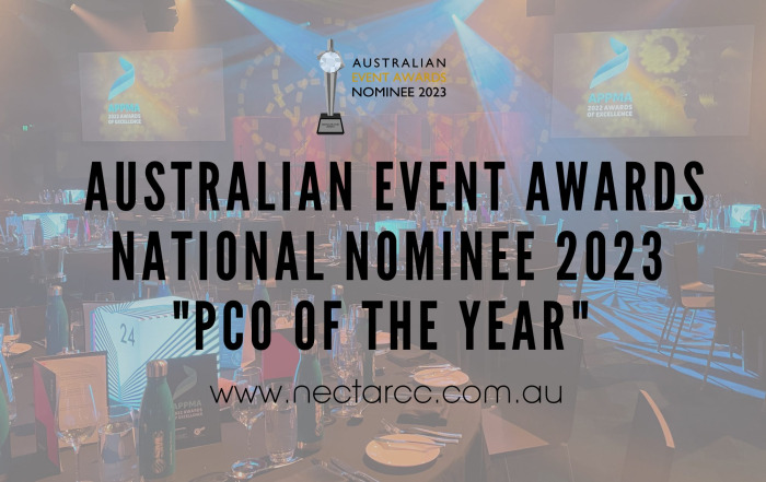 Australian Event Awards National Nominee 2023 "PCO of the Year"